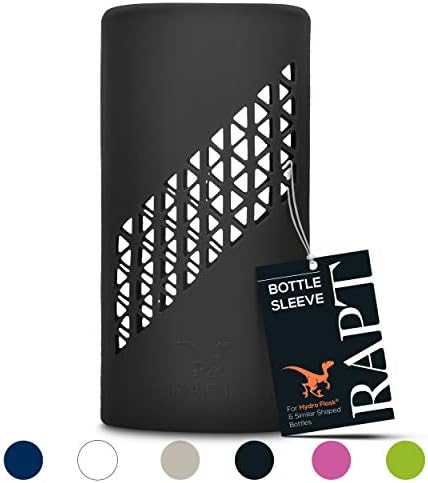 RAPT Silicone Sleeve Protective Boot and Cover Compatible with Hydro Flask Accessories for Water Bottles (18oz, 24oz, 32oz, 40oz)