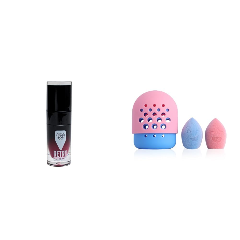 PACRetro Matte Gloss Mini - 05 (Love Potion) Nano Bounce (Water Drop Cut, Olive Cut) (Blue, Pink) (2 Pc)-image-22