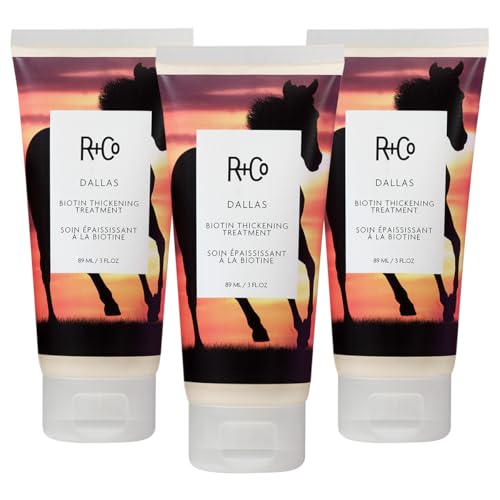 R+Co DALLAS Thickening Treatment – Builds Volume & Texture, Strengthens & Repairs Hair, Reduces Breakage, 3.0 fl oz - 3 pack