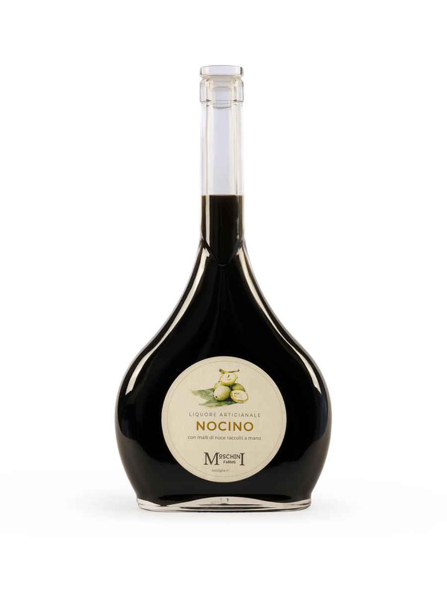 Nocino Liquore Artigianale con Malli di Noce Raccolti a Mano | Made in Italy | Bottiglie Esclusive Numerate a Mano | 90 Giorni di Infusione, Invecchiamento di 2 anni