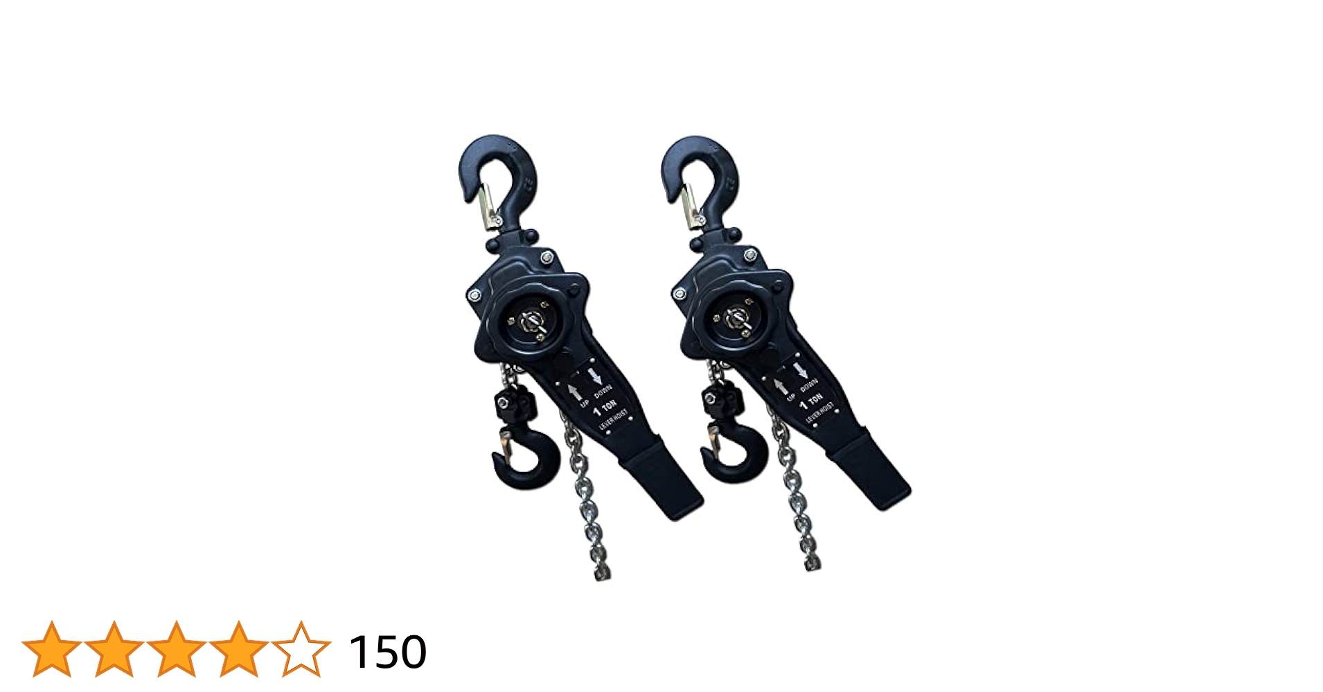 ハンドチェーンブロック1トン3メートル1000kg固定具[1T/3m] Amazon.co.jp: チェーンブロック レバーホイスト 1ton 3m 1000kg