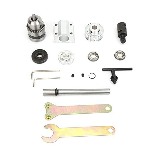 Kontroll av spindelmontering Spindelmonteringskontroll utan motor DIY mini CNC-fräsmaskin B12 borrchuck M10 axelhylsa för DIY bänkborrmaskiner, bänkfräsar, bordssågar