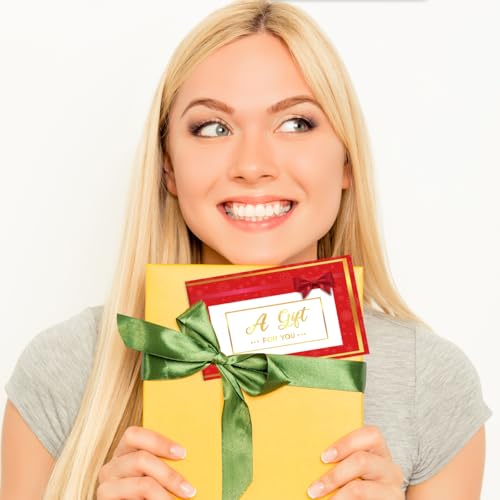 50 conjuntos de vales de presente para empresas, vales-presente em branco com envelopes, vales de pr