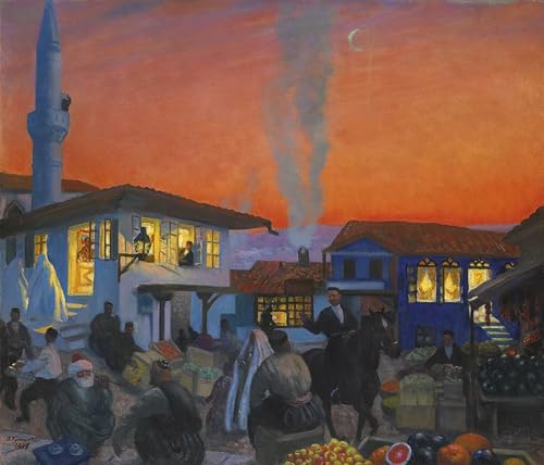 Peinture pour décoration salon Boris Mikhailovich Kustodiev - Habillez vos grands murs vides