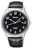 Wasserdichtigkeit: 10 bars Lorus Herren Analog Quarz Uhr mit Leder Armband SGEH77P1