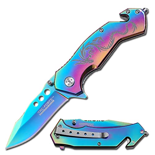 Tac Force Rainbow Knife The Perfect Tactical Knife for Every Adventure