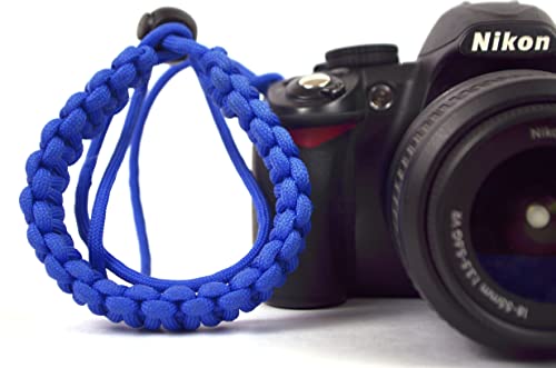 Image of Paracord Wrist Strap for robust hand grip to hold all DSLR camera /heavy gear /Binocular