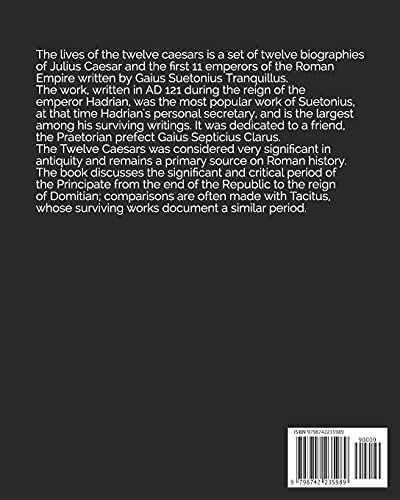 The Lives of the Twelve Caesars: To which are added, HIS LIVES OF THE GRAMMARIANS, RHETORICIANS, AND POETS. The Translation of Alexander Thomson, M.D. - Image 2