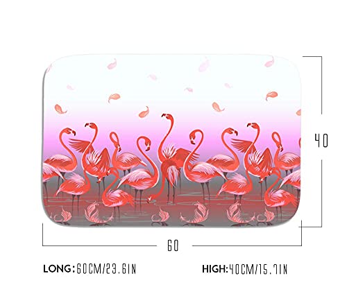 Xdmy Door Mats Decorative Entrance Doormats Indoor Outdoor Bathroom Non-Slip Home Decorative Entry Doormat Birds Flamingos #TOP2