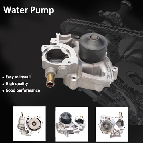 Image of AUCERAMIC TKF006 Timing Belt Kit with Water Pump Compatible with 2006-2012 Subaru Forester Outback Impreza Legacy 2.5L SOHC H4 16V EJ253 Replaces TCKWP304A TCK304