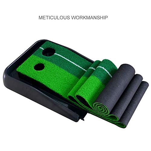 Tapis de putting extra long pour progresser au golf à la maison sans club - 4