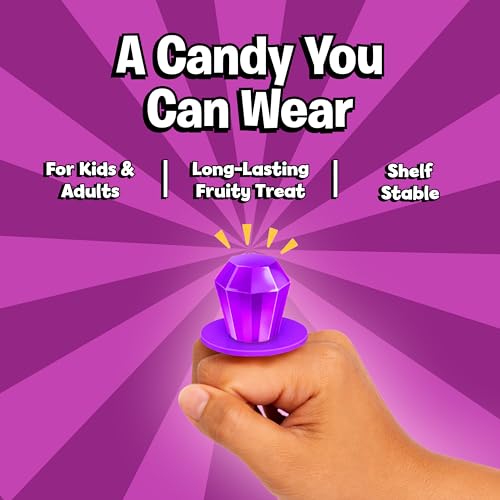 Image of Ring Pop Purple Candy Lollipops, 30Ct Bulk Individually