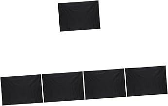 HOMSFOU 5 Peças Cortinas De Escurecimento De Quarto Forro De Cortina Térmica Blackout Sombra Cortina De Porta Cortinas Blackout Cortina Blackout Cortinas Blackout Portátil Algodão