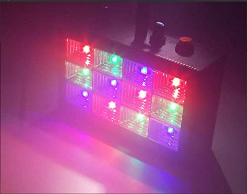 Estrobo para festa 12 LED'S colorido canhão balada luz iluminação