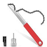Romon Outils de Demonte de Cassette de Vélo, pour Fouet de chaîne de vélo pour Shimano,SRAM,SunRace, Démonteur de Bielle avec Extracteur, Fouet de Chaîne, pour Cassette de 8, 9, 10 Vitesses,