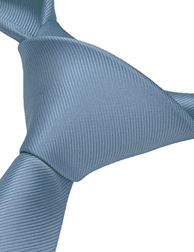 Image of GUSLESON 3.15 inch(8cm) Solid Color Necktie and Pocket Square Cufflinks Sets For Men + Gift Box