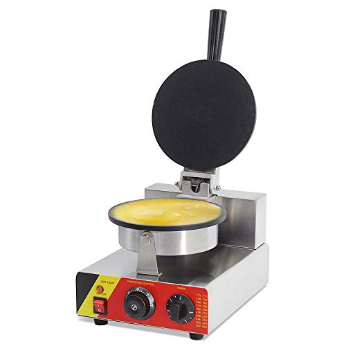 NP-692 Kommerziellen Eistüte Maker von Cgoldenwall丨180 ° Rotation Material Antihaft und Austauschbares Backform丨0-300℃ 1500W Ei Rolle Maschine Ei Crepes 3-5Minuten Uniform Backen