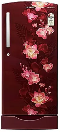 Havells-Lloyd 200 L 2 Star Direct Cool One Door Refrigerator Appliance (GLDC212SGWS2PB Gardenia Wine, 2022 Model)