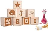 ➕INDIVIDUELL: Du kannst das Baby Geschenk Mädchen ganz nach Deinen Wünschen gestalten. Klicke auf jetzt anpassen, damit Du den Namen des Kindes eingeben kannst. Auch das Motiv kannst du in der Konfigurationsübersicht eingeben