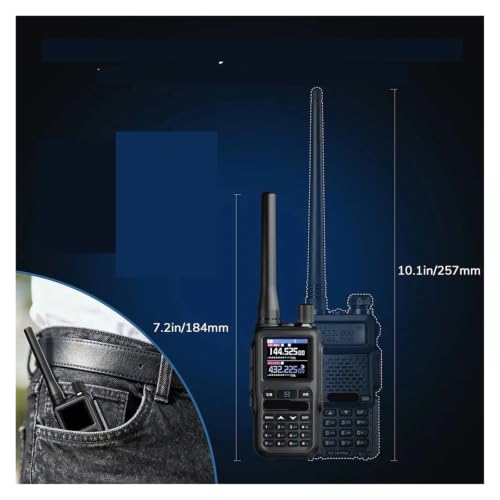 Mini walkie talkie compatible con BAOFENG de largo alcance y programación Bluetooth 5RMini 6