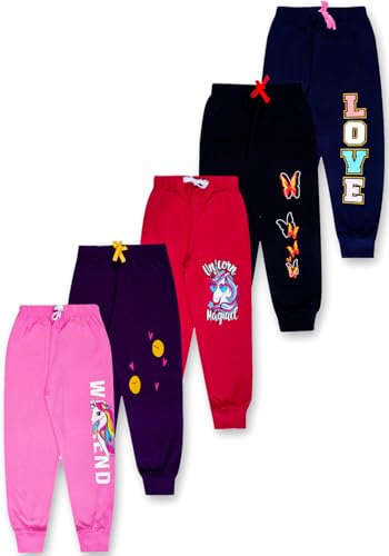 Image of T2F girls Ribbed Track Pants (Pack of 5)