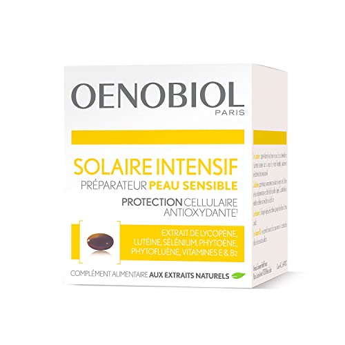 Oenobiol Solar Intensivo - Preparador Para Piel Sensible, 30 Cápsulas