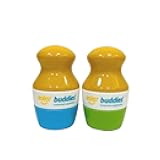Duo GB Solar Buddies Refillable Roll On Sponge Applicator For Kids, Adults, Families, Travel Size Holds 100ml Travel Friendly for Sunscreen, Suncream and Lotions