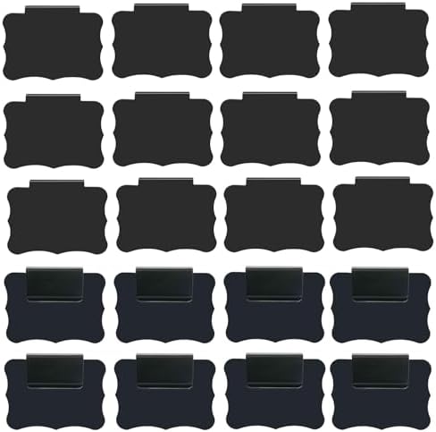 Amazon.com : 20Pcs Clip On Basket Chalkboard Labels, Reusable Labels ...