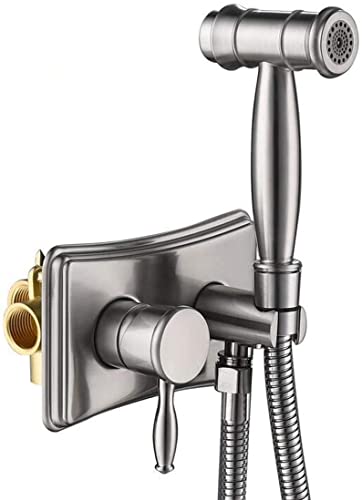 Juego de rociador de bidé para baño que soluciona el espacio junto al inodoro 2