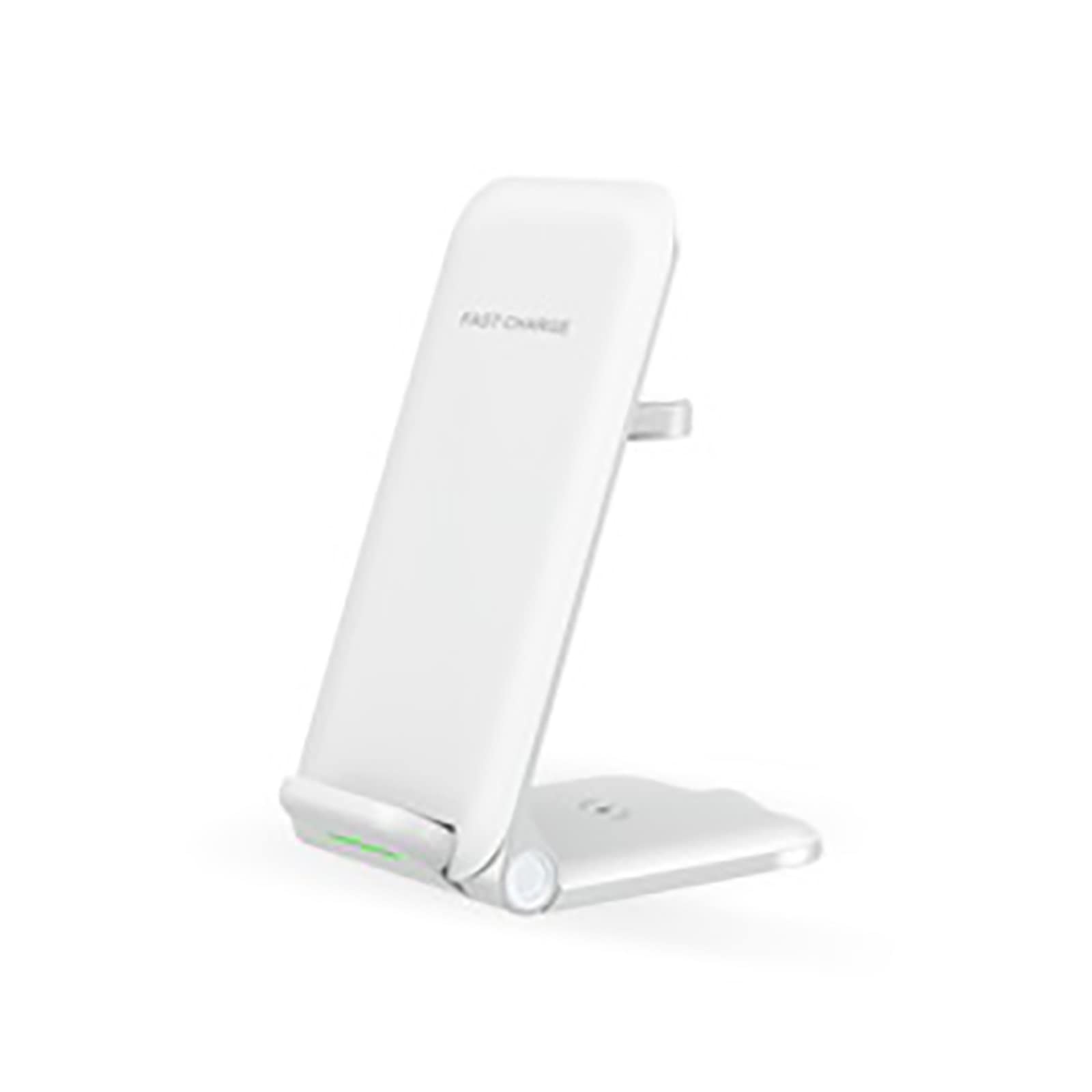 Chargeur sans Fil, Charge sans Fil Rapide for Montre écouteur chargeurs à Induction Portables 15W Chargeur sans Fil(Blanc)