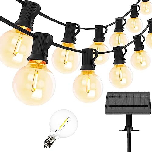 Yuucio Solar Lichterkette Aussen 15M, LED Lichterkette Glühbirnen...
