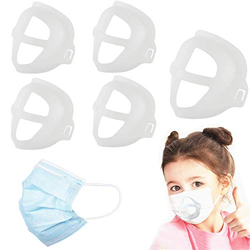 10 Pack Children's Plastic 3D Inner Support Bracket for Mask - Keep Cool Protector Stand Nose Protection Lipstick Breathing smoothly (Small-Kids)