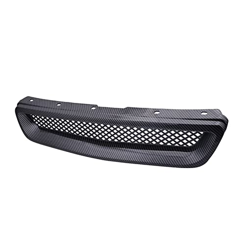 Parrilla delantera de coche para Civic 1996-1998 rejilla de malla ABS EK