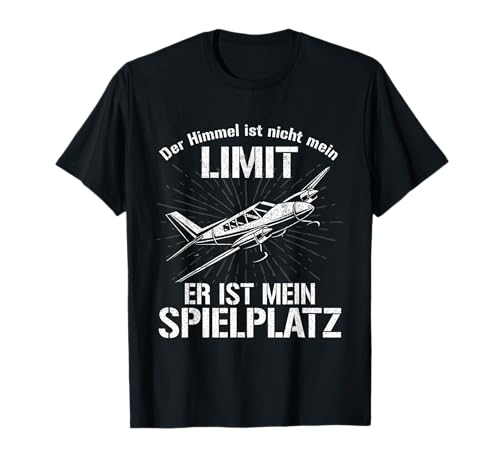 Piloten und Flugzeug Der Himmel Ist Mein Spielplatz, Flieger T-Shirt