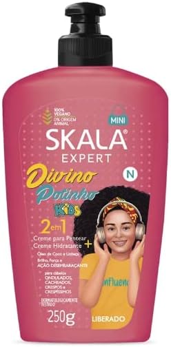 Skala - Expert - Creme Para Pentear 2 em 1 Crespinho Divino 250 Gr - (Divine Little Curls 2 in 1 Combing Cream Net 8.81 Oz)