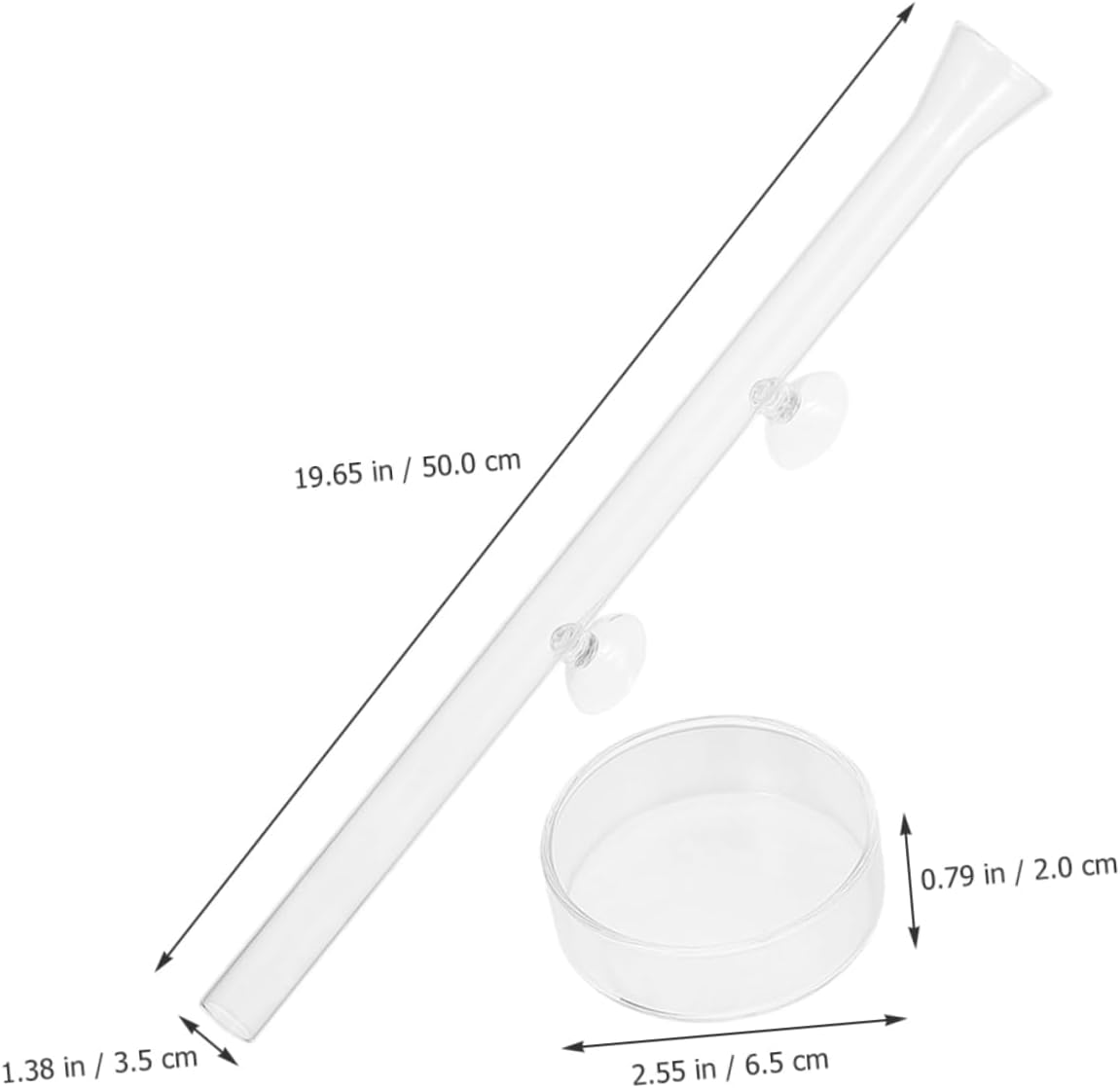 1set Shrimp Feeder Dish Tank Accessory for Easy Sinking Convenient Installation for Aquariums and Shrimp Tanks