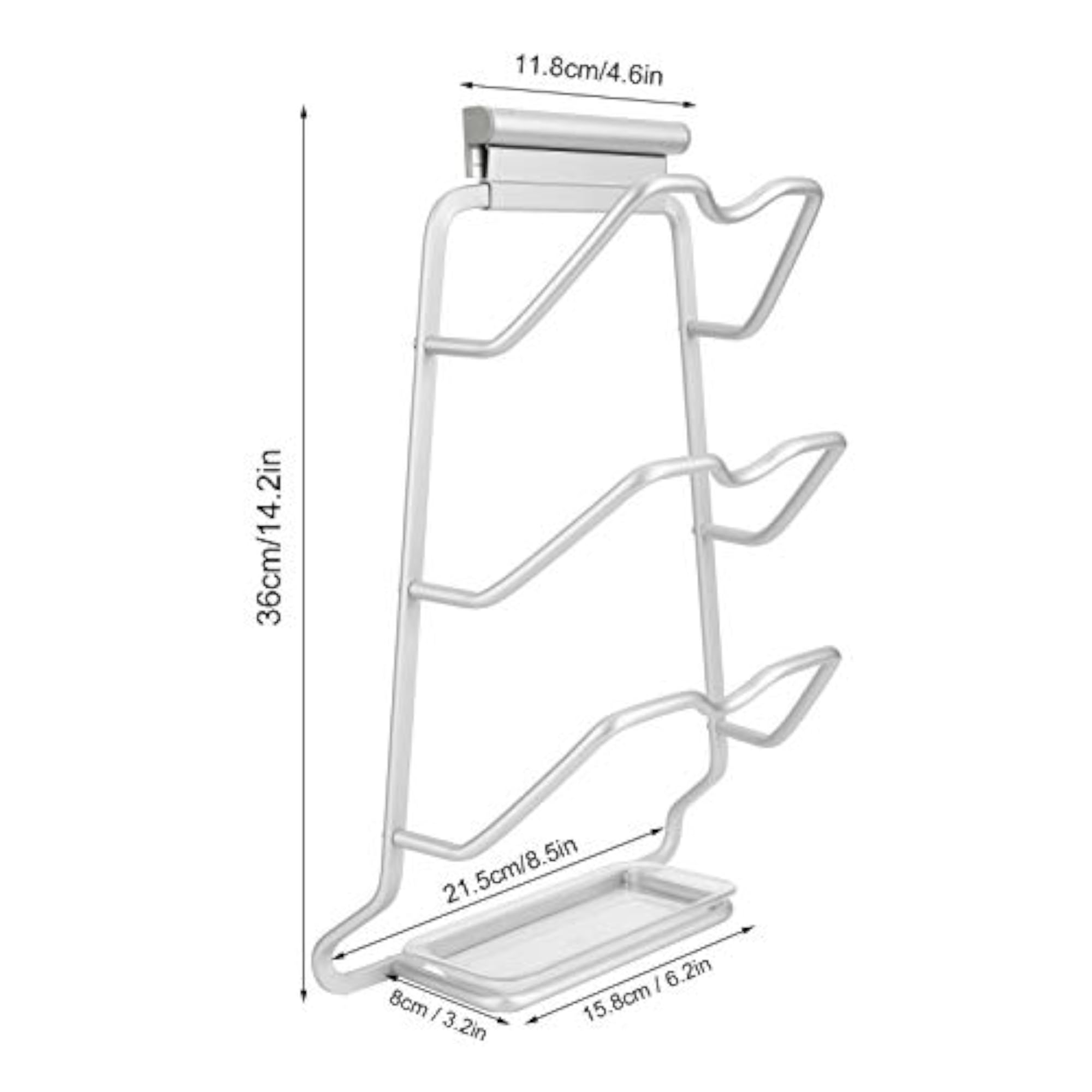 Set of 2 Cutting Board Holder with Practical Design