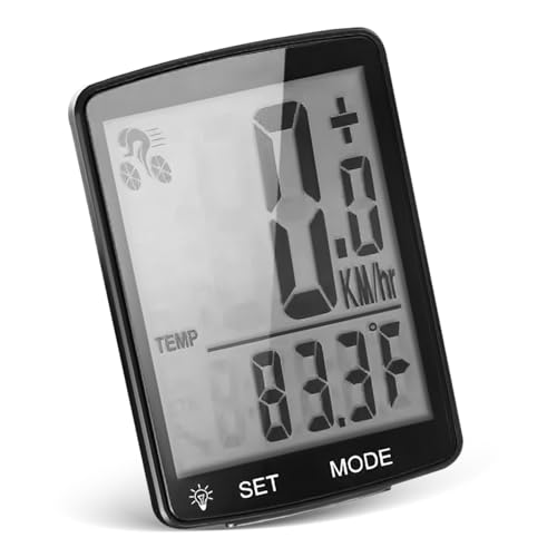 Odómetro de bicicleta inalámbrico y velocímetro LCD YARNOW para ciclismo