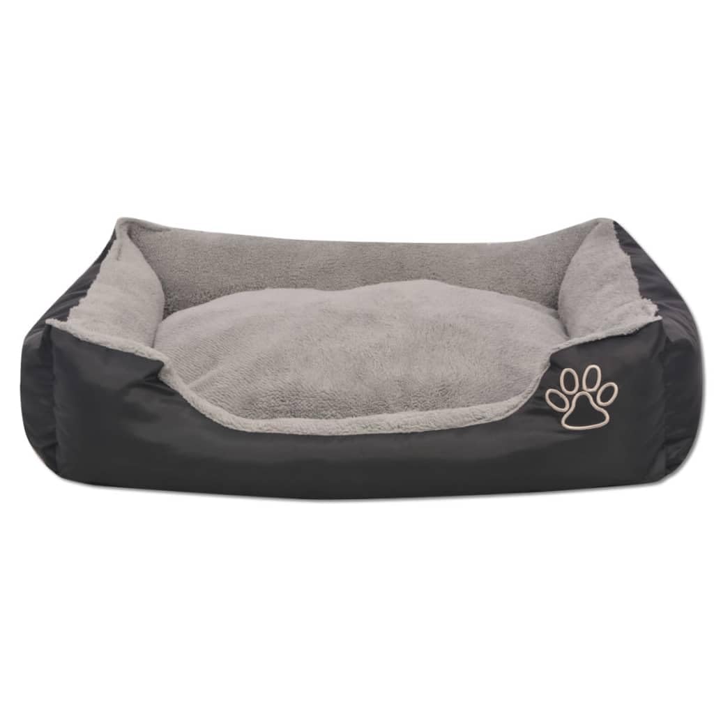 SKM Cama para Perro con cojín Acolchado Talla L Negra,Producto para Mascotas y Animales,Productos para Mascotas,Productos para Perros,Camas para Perros,Negro,170421