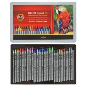 36 Aquarellstifte Vollminen Aquarell Farbstifte PROGRESSO von KOH-I-NOOR Buntstifte Zeichenstifte