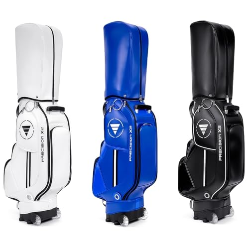 HZZLXJ �h���S���t�N���u�o�b�O ���f�B�[�X �����Y 8�������g&�h��TPU�f�� Golf Bag �t�@�X�i�[�|�P�b�g�t�� ��e�� �S���t���K�p�N���u�P�[�X ���@�\���[ �����F�m�x(Blue)