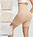 PRETTYWELL Shapewear Shorts for Women Tummy Control, Seamless Body Shaper High Waisted Girdle Butt Lifter Shorts Nude