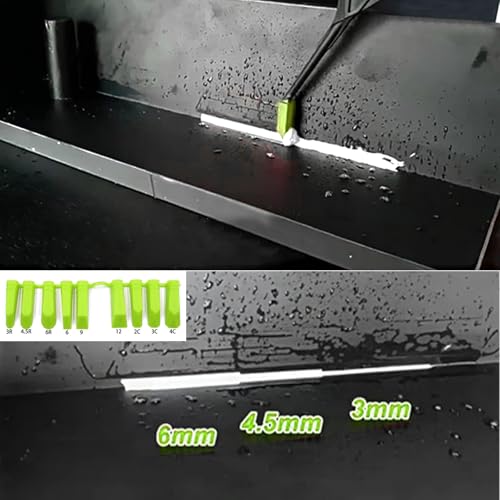 Silikon-Nahtwerkzeuge, Dichtmittel-Dichtungswerkzeug-Set, Fugenapplikator, Finishing Glättungsset mit 9 schmalen Spitzen für kleine engere Räume