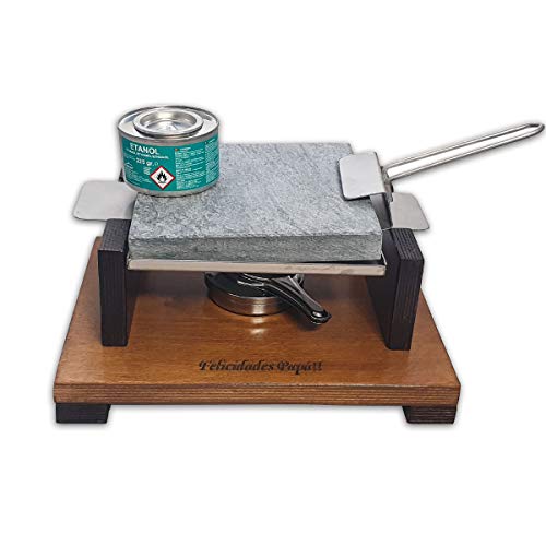 Piedra para Carne de 20x20 con un Quemador Especial dia del Padre