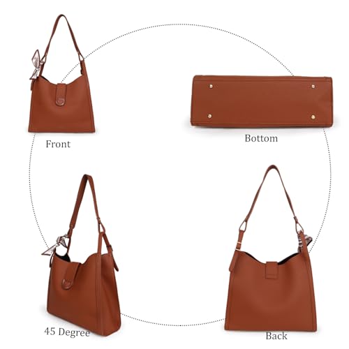 Image of Magnolia Women's Betula Medium Handle Croco Pattern Tote Bag | Ladies Classic Solid Color Purse Shoulder Fashion Handbag Inner Pocket with Zip For Daily Use Work Travel