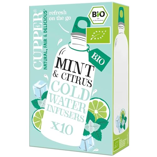 Cupper Bio Cold Water Infuser | Minze & Limette | 10 Teebeutel