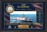 USS Klakring FFG-42 Framed Personalized Art - 1176FFG42P