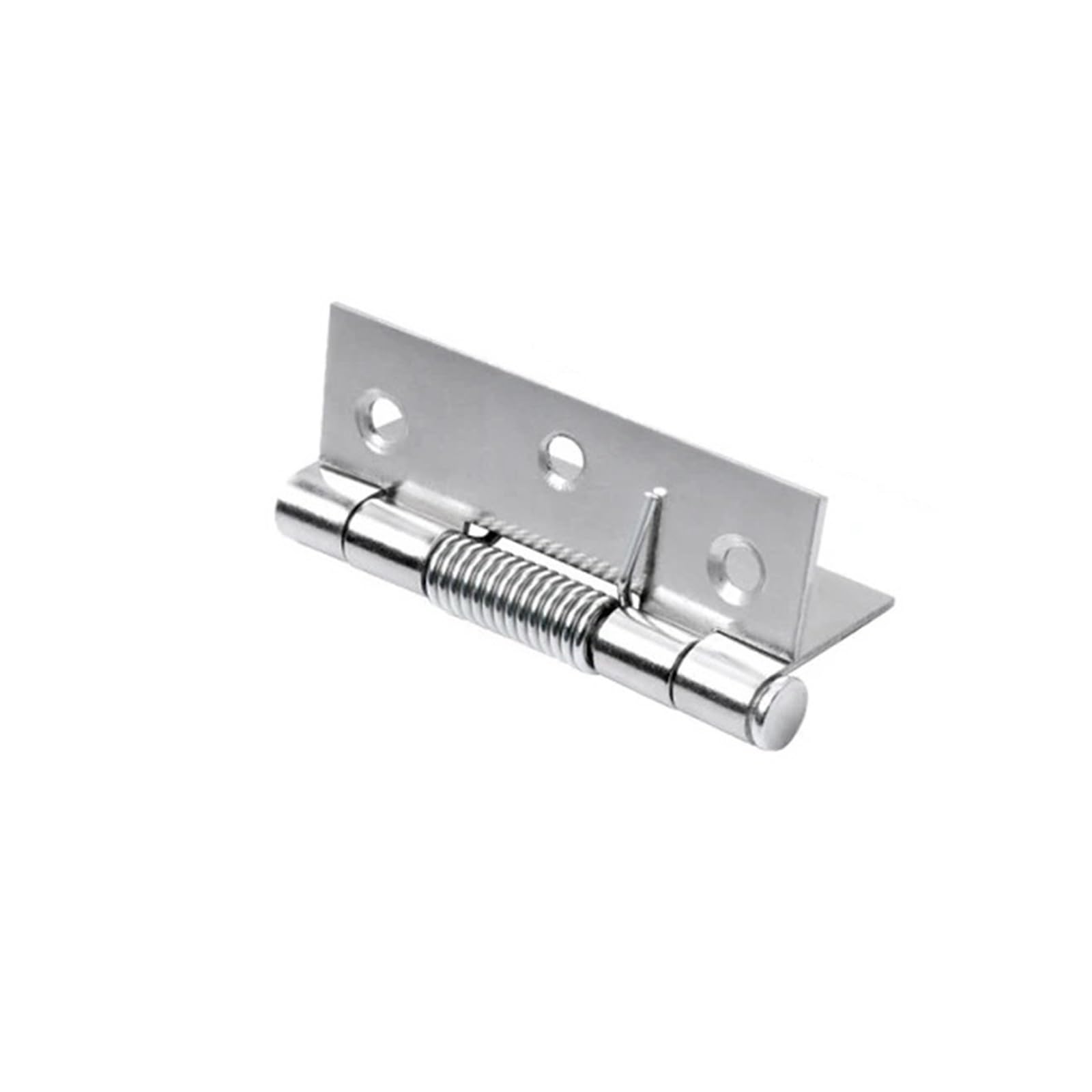 6pcs Self Closing Spring Hinges Stainless Steel Hinge with Screws DIY Hardware for Door Cabinet for Gates(2 inch)