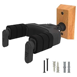 Sondery Guitar Hanger Wall Mount, Auto Lock and Adjustable Hook Holder Wall Stand for Acoustic and Electric Bass Guitars…