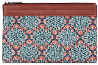 ZOUK Classic Utility Pouch | Travel Organizer Pouch | Multipurpose Makeup Pouch Bag for Daily Use & Travel |Aesthetic & Water-Resistant | Kolkata Nouveau